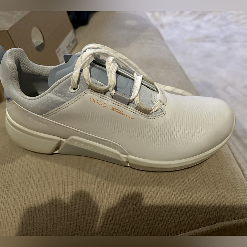 ECCO Womens BIOM H4 Golf Shoes - White/Air